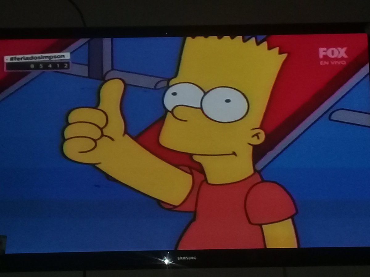 mechislopez's tweet photo. #feriadosimpson @CanalFOX  y sigo disfrutando este fantástico feriado 😄 https://t.co/Ekdxs7VGHl