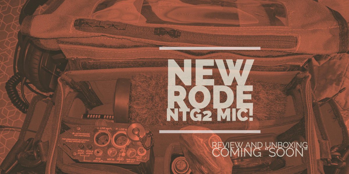 romeo6echo's tweet photo. I got my hands on a RODE NTG2 shotgun mic! First impressions coming "soon".. https://t.co/LbnNnDDE5V