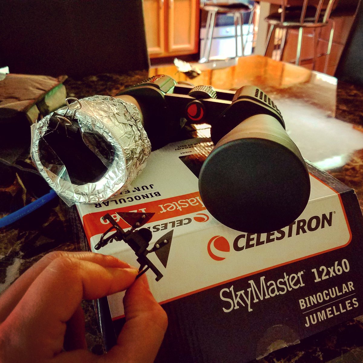 My #eclipse viewing toy! #Optics #Eclipse2017