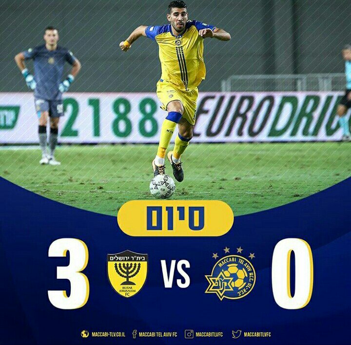 MaccabiBr's tweet photo. Maccabi perde na Ligat ha'Al. O foco agora é no próximo jogo, valendo vaga na fase de grupos da Liga Europa! https://t.co/wYDz6p4tV4