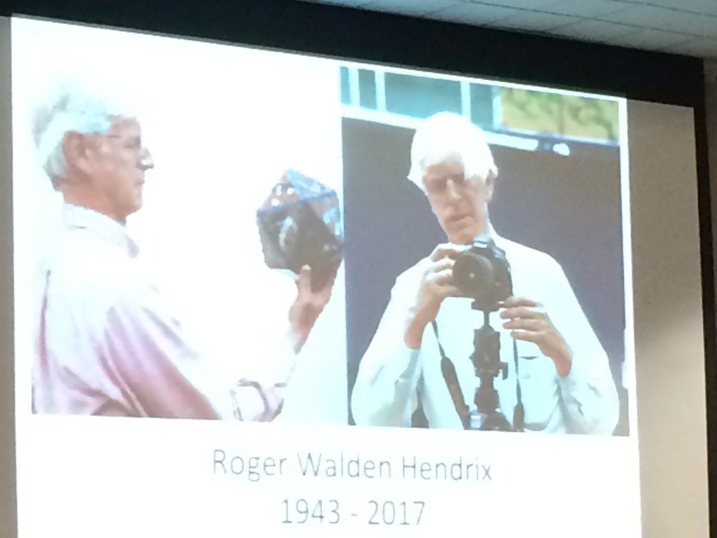 theMaxwellLab's tweet photo. Sherwood Casjens delivered a wonderful talk about the early days of Roger Hendrix and his phage studies. #PVA2017 https://t.co/3kUOGdqpZm
