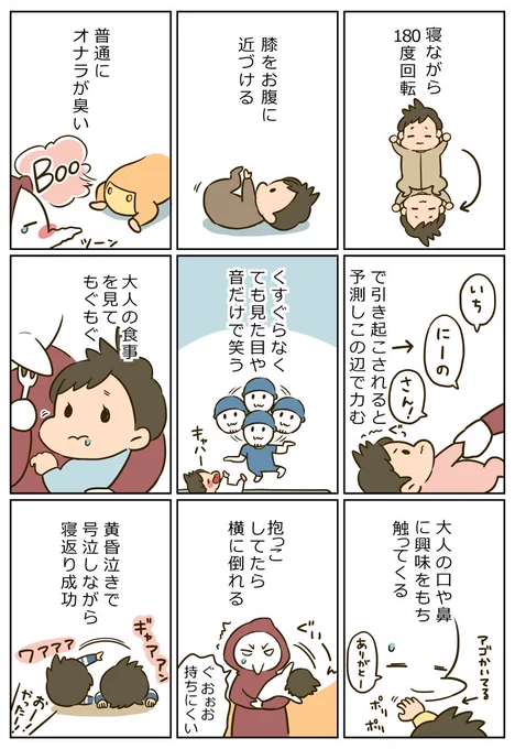 「生後4ヶ月まとめ」  