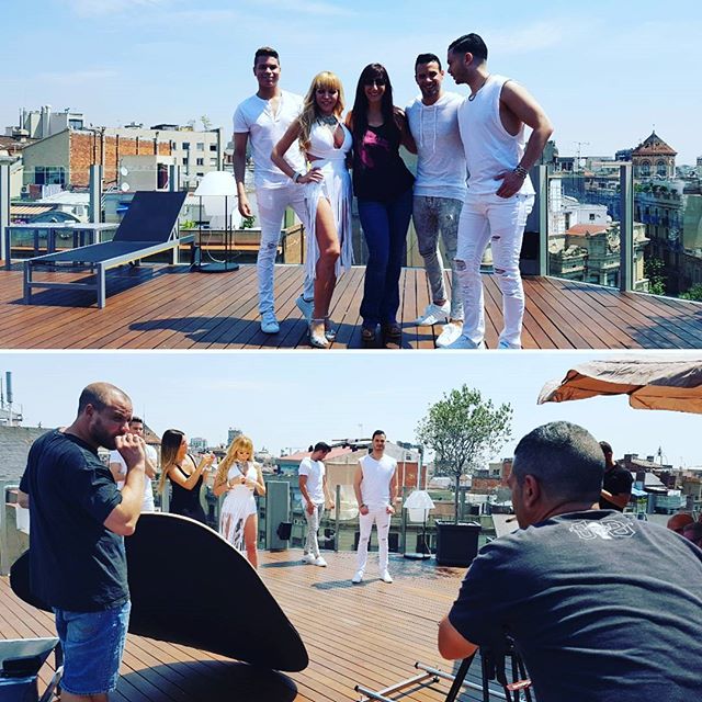 Sonia Madoc durante el rodaje de su próximo videoclip. Parece que ha retrasado el lanzamiento previsto para comienzos de verano.