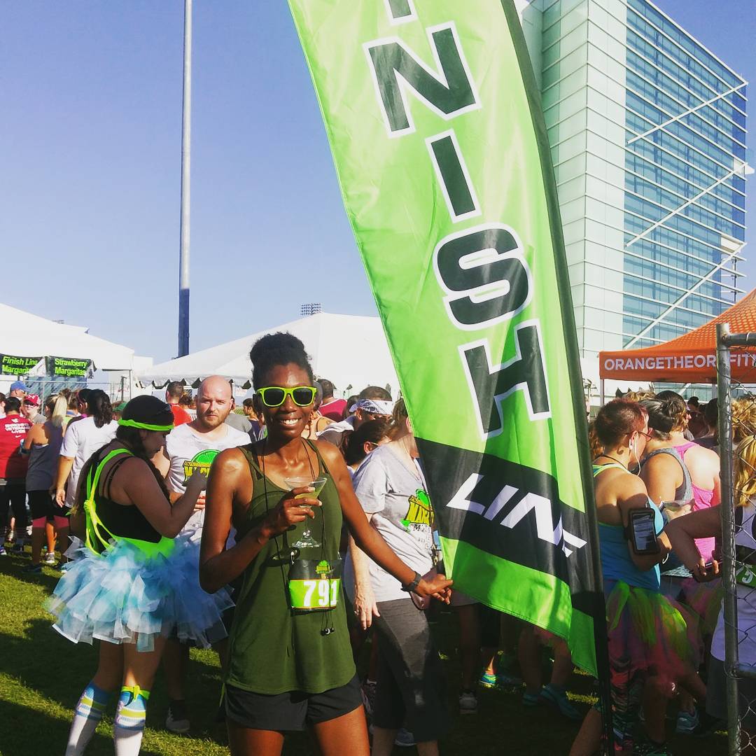 onesmartveggie's tweet photo. When it's 100℉ out &amp; you're crazy enough to go #run in it! 😂😝 From yesterday's Margarita Madness 5K.

#fitness #Runner https://t.co/TSuNVAXdmO