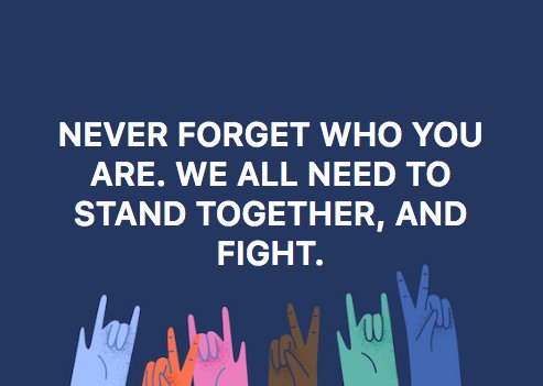 The_Veal_Design's tweet photo. It's 2017, why are we still stuck on intolerance? #Equality #StandTogether https://t.co/qIrCifRMPZ