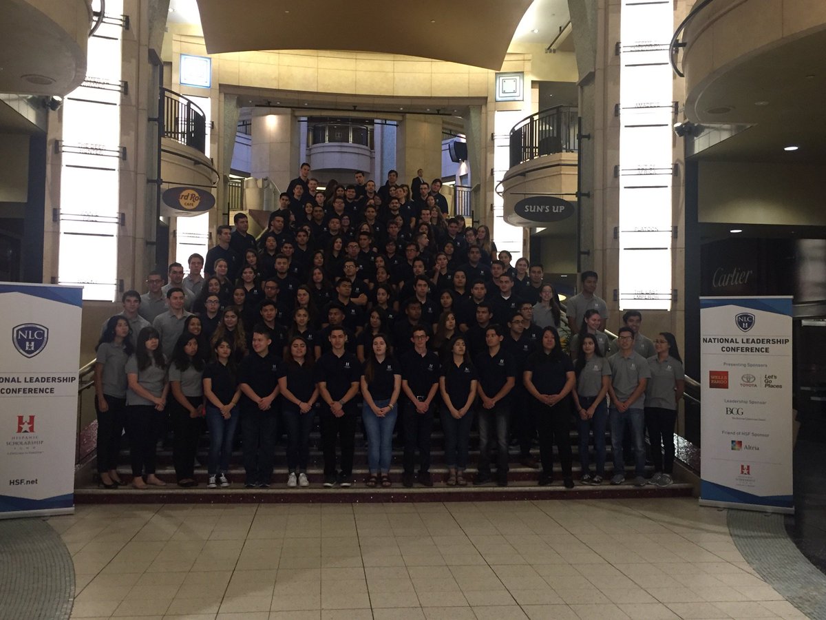 HSFNews's tweet photo. #2017HSFNLC Scholars.  Thanks to our Presenting Sponsors:  Wells Fargo and Toyota; Leadership Sponsor BCG, Friend of HSF Sponsor, Altria. https://t.co/wGe3XswjVQ