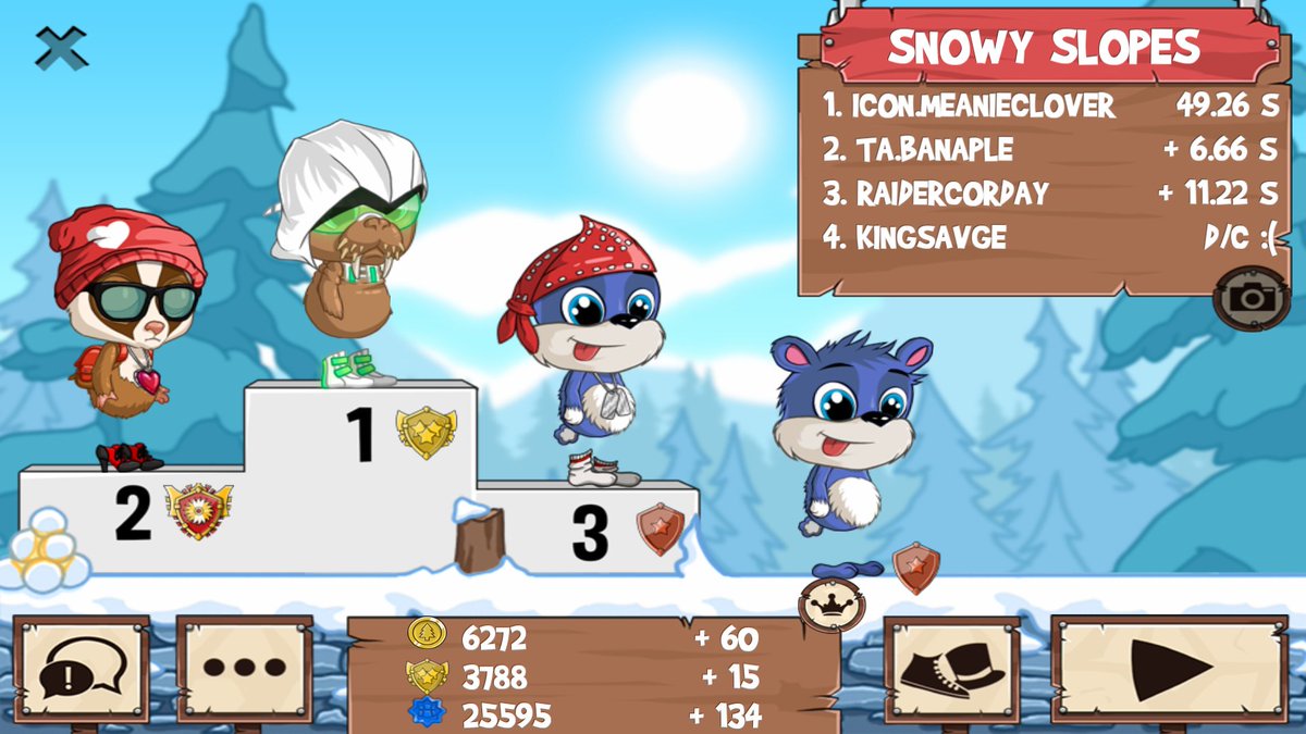 MeanieClover's tweet photo. Get on my level, son! #funrun2 #banaple #raidercorday #kingsavge https://t.co/s1Gp8oJOVQ