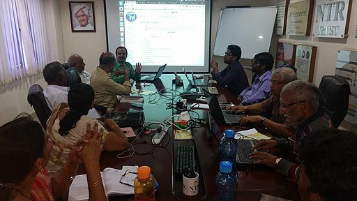 <a href="/tewikipedia/">తెలుగు వికీపీడియా</a>'s introductory <a href="/wikisource/">Wikisource</a> workshop in Hyderabad with <a href="/ntrtrust/">NTR Trust</a>, by <a href="/santhoo9/">పవన్ సంతోష్ (Pavan Santhosh)</a> Read here: tinyurl.com/ycs6m3qe