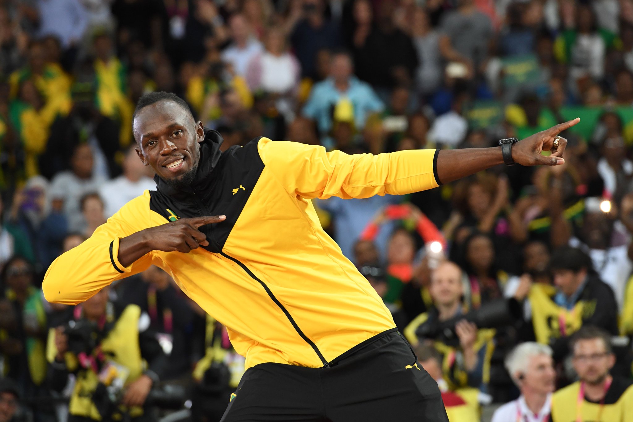 Happy Birthday to the legend and Usain Bolt! 