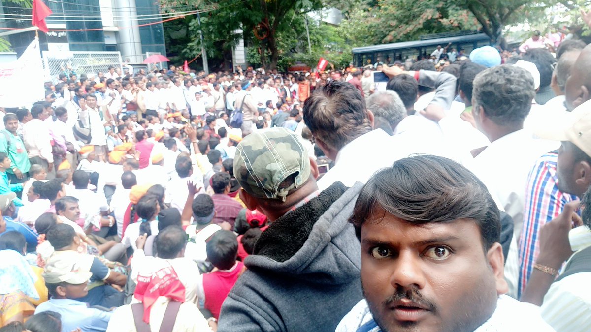 Big strike going in Bangalore