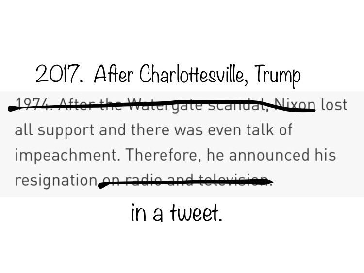 joncoopertweets's tweet photo. History repeats itself...with a twist. 🇺🇸

#TrumpResign 
#Charlottesville https://t.co/L3llgdo5iU