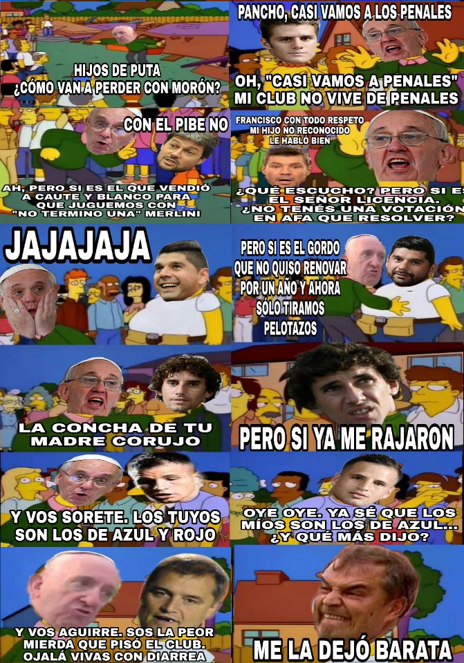 BoedoAzulgrana's tweet photo. #FeriadoSimpson

#AndateAguirre https://t.co/WMEM3QtER3