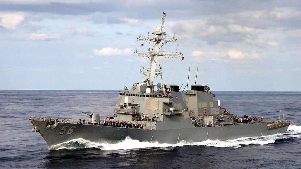 thehill's tweet photo. UPDATE: 10 sailors missing in Navy destroyer collision https://t.co/phn8WR9xMC https://t.co/Quri7z8S6p