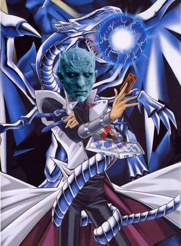 NickG7_12's tweet photo. Night king pulling those lethal cards. #GameOfThrones #GameofThreads https://t.co/NOI7CS4Rer
