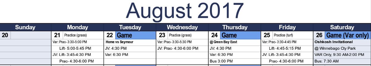 GBSWsoccer's tweet photo. First week done. Now the games begin. Check practice times Mon for JV or Var, and also be there for your lifting time slot.
#LyOM https://t.co/26hit2oMBj