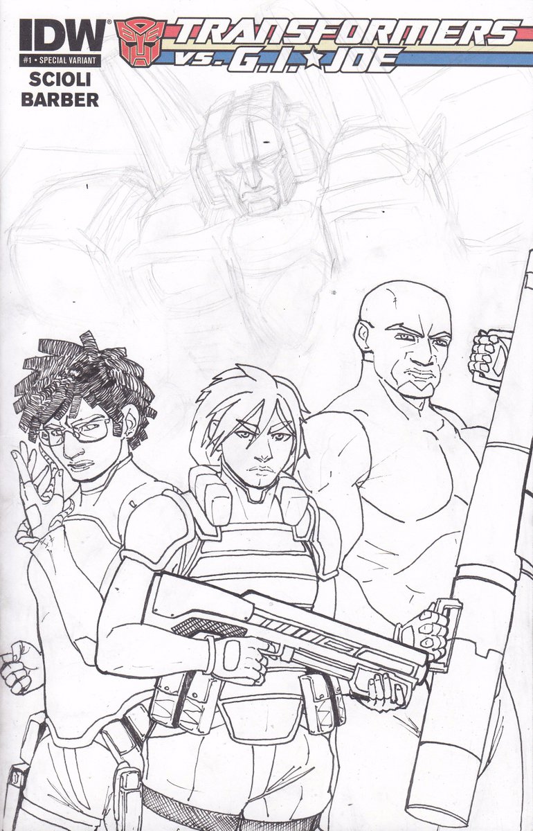 Zarynos_VT's tweet photo. Got the Joes done! #MyArt #WIP #GIJoe #Transformers #Roadblock #Doc #DocJr #Scarlett #Skywarp #IDW https://t.co/mWMelNJdrA