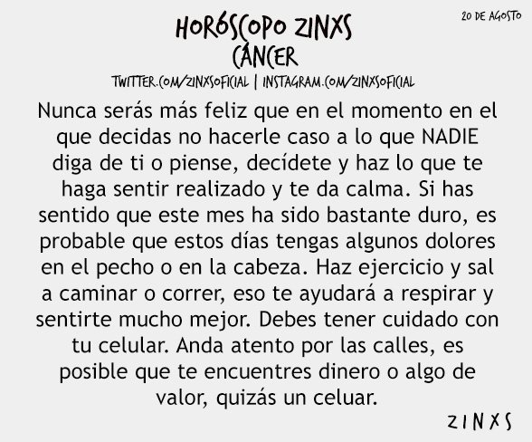 zinos__'s tweet photo. #HoroscopoZinxs #Cáncer 
Parte I, II, III &amp; IV. https://t.co/jKCjwmSPsu