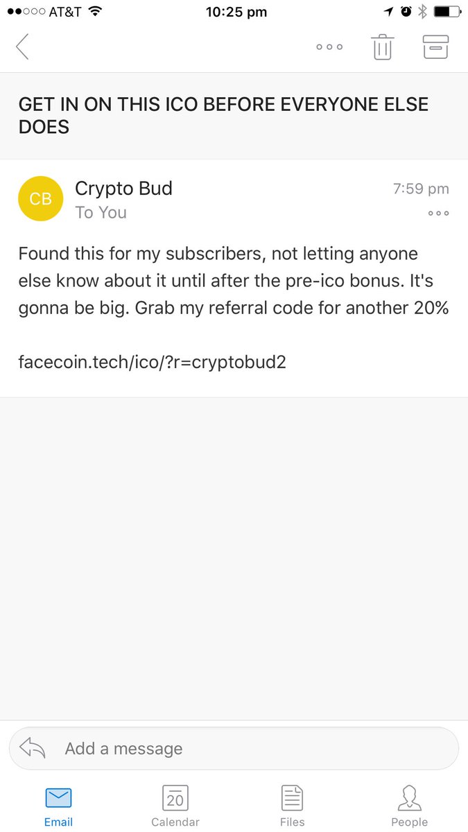 NEOnewstoday's tweet photo. There seems to be an email scam going around under the names of popular crypto YouTube personalities. Don't fall for it. https://t.co/FvKcc6gA0i