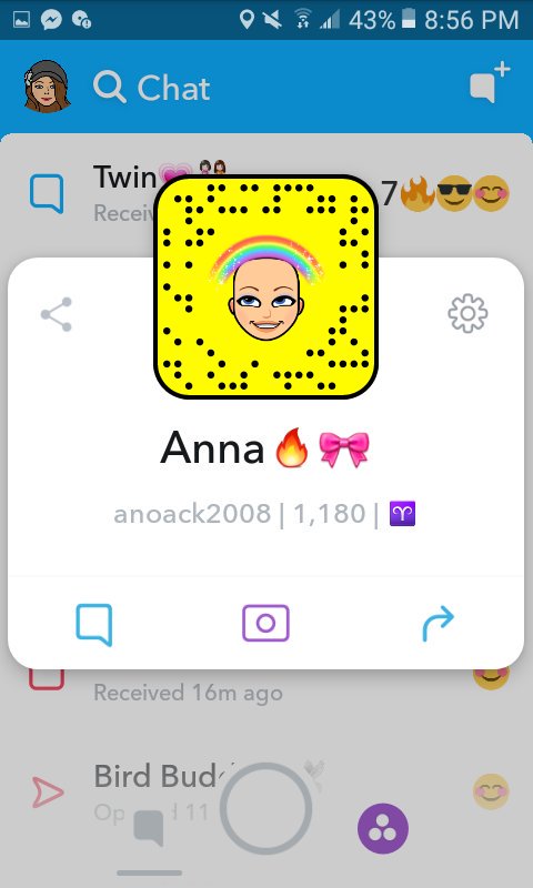 kay1a242's tweet photo. Go follow her on snapchat shes going through a very tough time and dont forget #hopeforanna https://t.co/Qf4WsN7JrT
