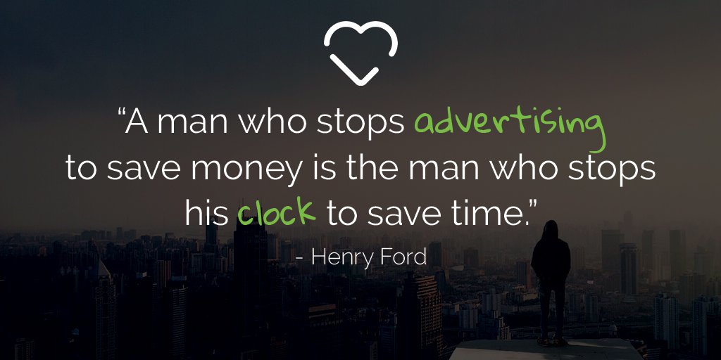 LifetimeMediaSA's tweet photo. "A man who stops advertising to save money is the man who stops his clock to save time." - Henry Ford #Advertising https://t.co/9KmbkXamug