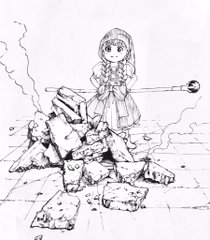 漫画アシが教える バトル漫画のガレキの描き方 に衝撃 板チョコを使ったまさかのアイデア ねとらぼ