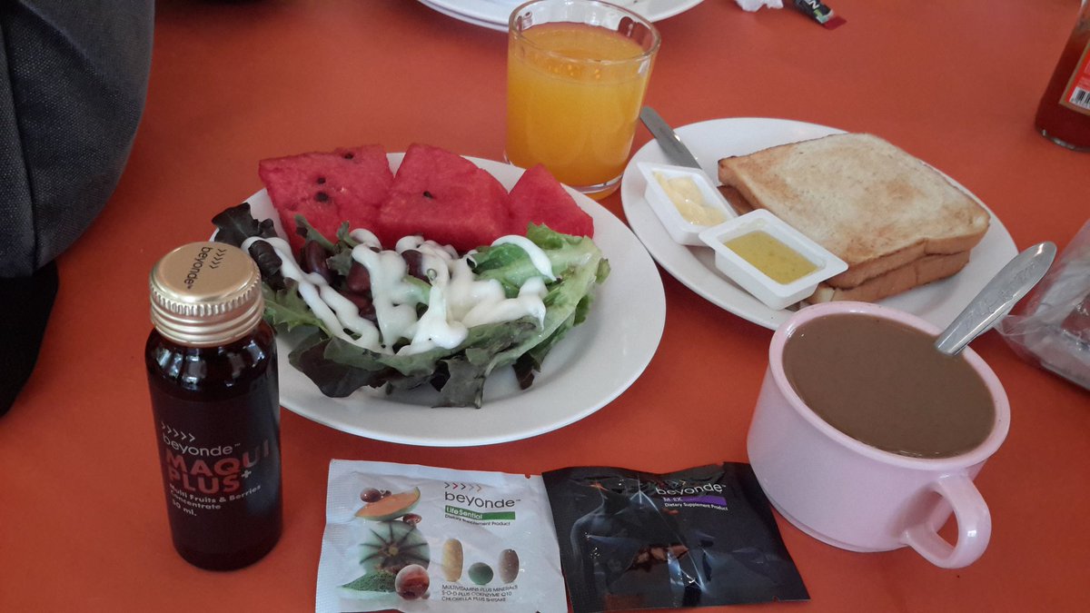 nutati's tweet image. อาหารเช้านั้นสำคัญ กินแต่เช้า แต่พึ่งลง.....
#พลังไม่มีหมด