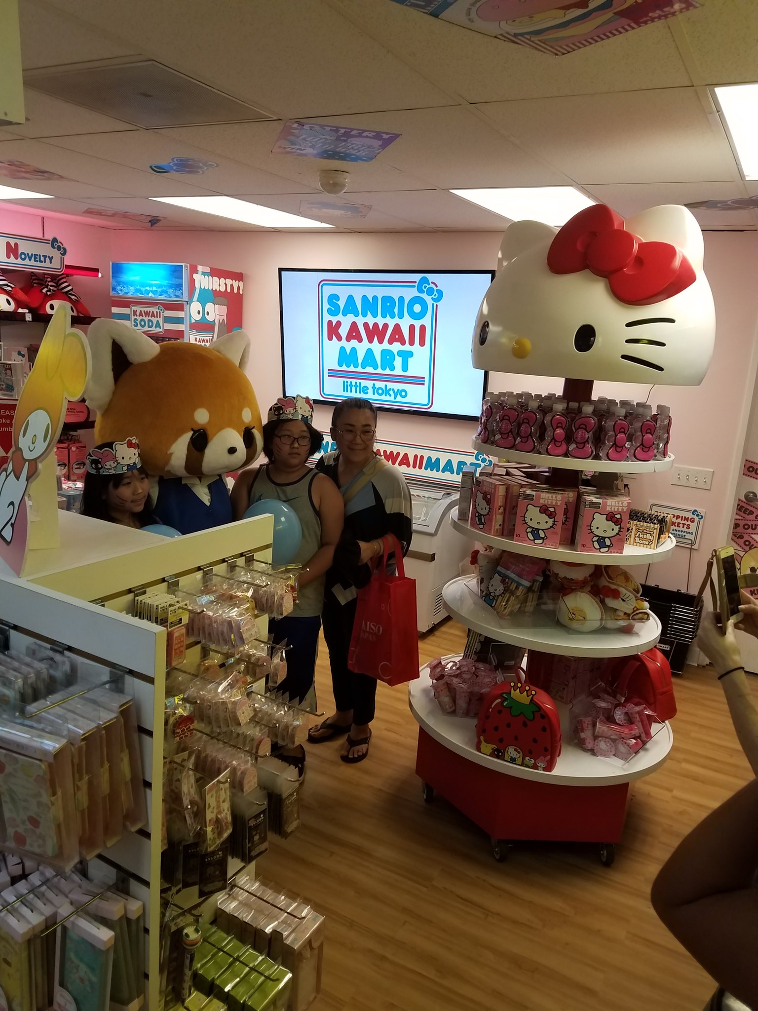 Amber Met My Spiritanimal Today Aggretsuko Rageon Sanrio Japanesevillage Littletokyo Losangeles