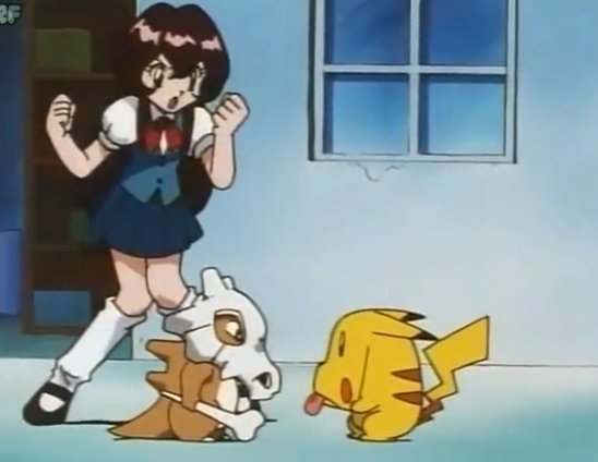初期ピカチュウbot בטוויטר 第九話 ポケモンひっしょうマニュアル より 変顔でカラカラを挑発するピカチュウ かわいいと思ったらrt T Co Frpvojxx0t