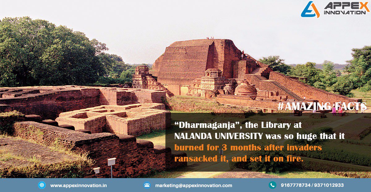 Nalanda University - Bihar. #AmazingFacts of #AmazingStructures