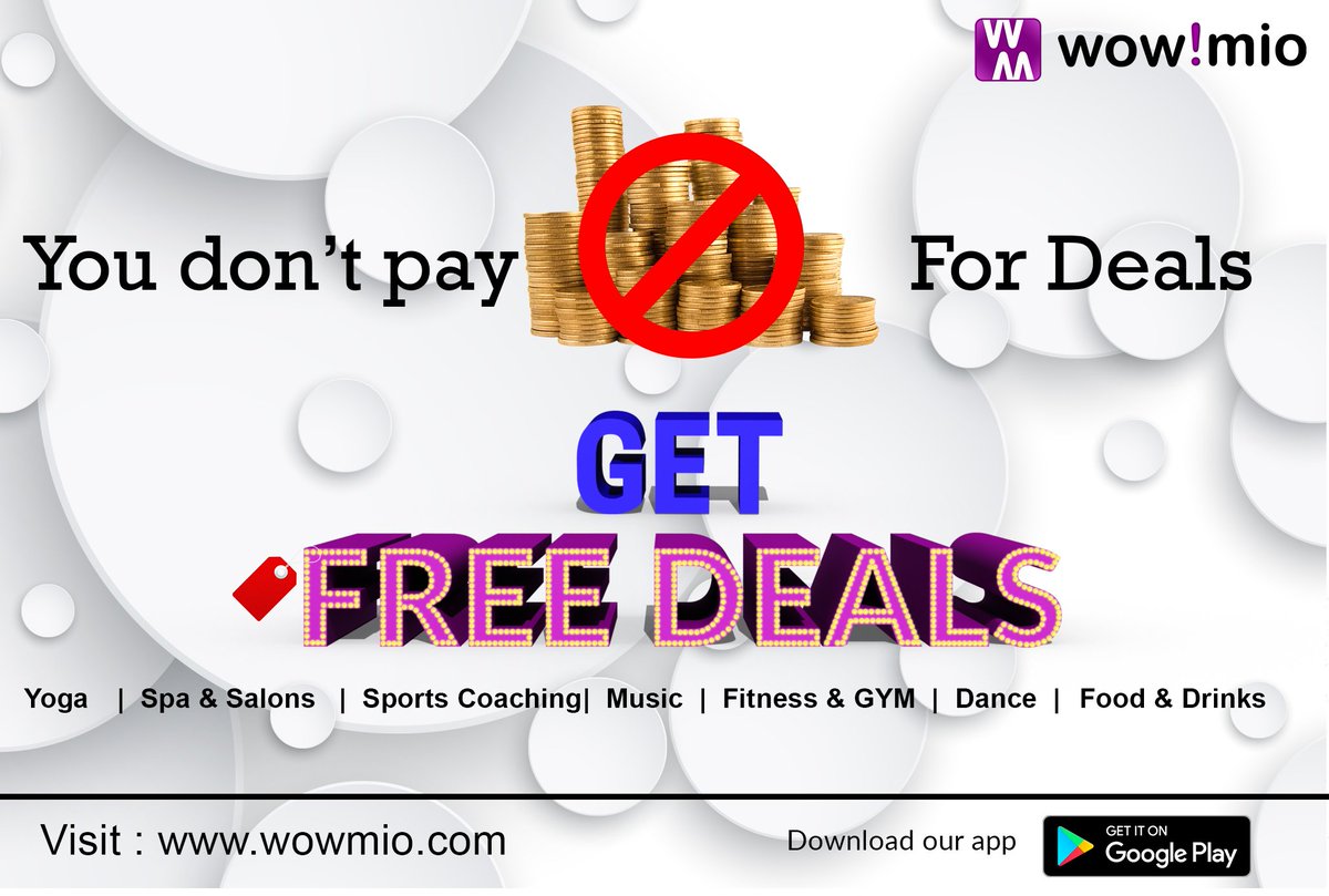 wowmioglobal's tweet photo. #Free_Deals, #No_pay,#No_more_pay_for_Deals,
#Best_Deals_for_salon,#Best_Deals_for_Spa,#Best_Deals_for_FoodandDrinks,#Best_Deals_for_Gym https://t.co/xbl7RspXLl