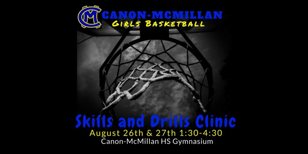canonmac_gbb's tweet photo. There are still spots open for our Skills and Drills Clinic!  You can register in person on the first day of the clinic at 1PM. https://t.co/mSQJcfhVvT