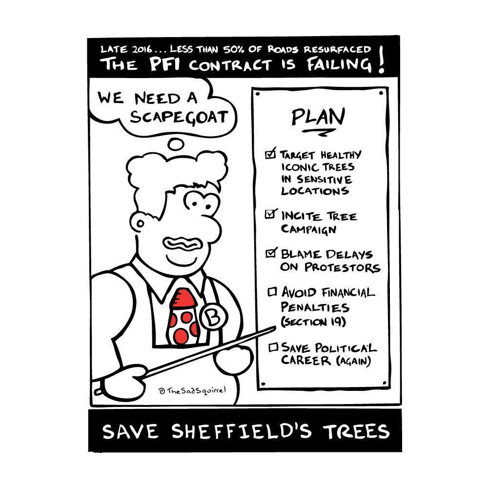 TheSadSquirrel's tweet image. OPERATION PFI SCAPEGOAT
#Sheffield Trees, Dirty Politics &amp;amp; Failing Contracts! #SaveSheffTrees #EngineeredSolution #PFIscandal @michaelgove