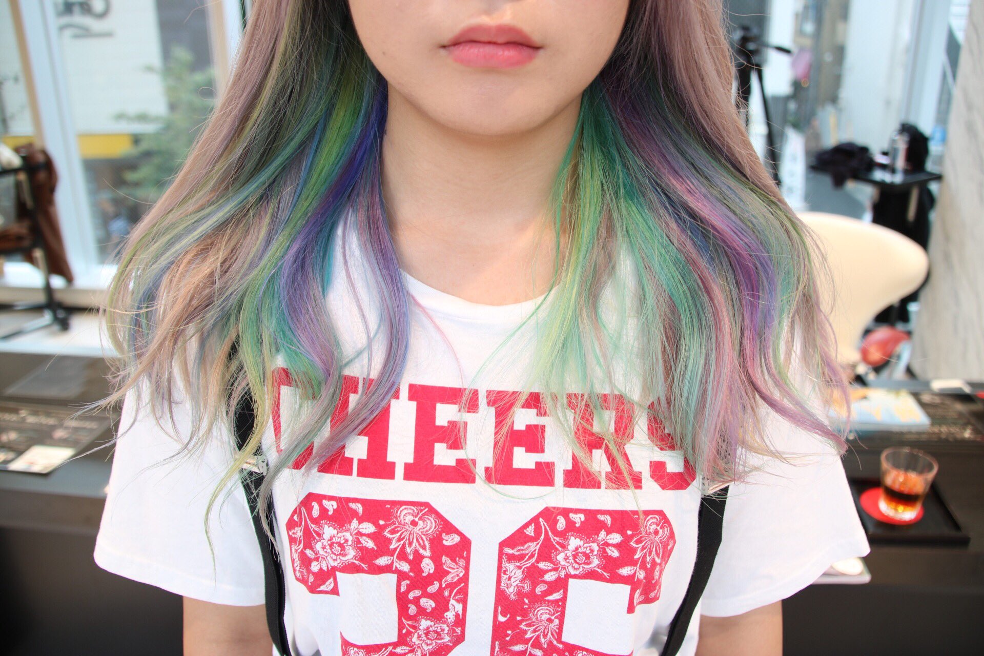 Natsuhiro Yamamoto En Twitter インナーパステルレインボーカラー インスタにてカラーレシピ公開してますよ T Co 6alenqsb91 アース神楽坂店 なつ 派手髪 パステルヘアー レインボーヘアー ホワイトアッシュ ラベンダーアッシュ インナーカラー