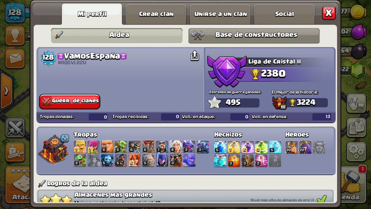 MaikAlTeRR's tweet image. VENDO CUENTA DE CLASH OF CLANS por 10€ 
- Sin cambio de nombre
- Contactar por MD!