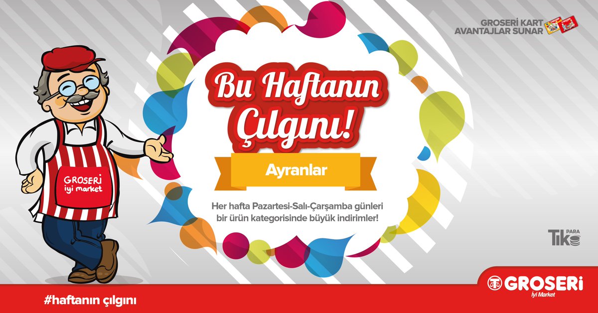 GroseriMarket's tweet photo. BU HAFTANIN ÇILGINI AYRANLAR ! https://t.co/5NWTsTbPA8