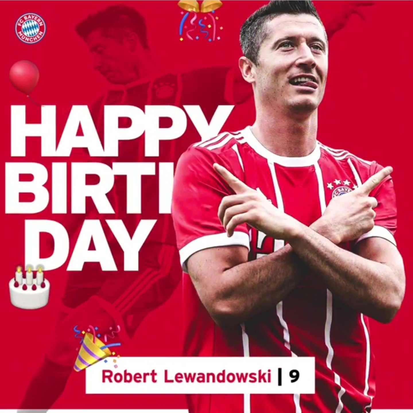 Happy 29th Birthday Robert Lewandowski!    