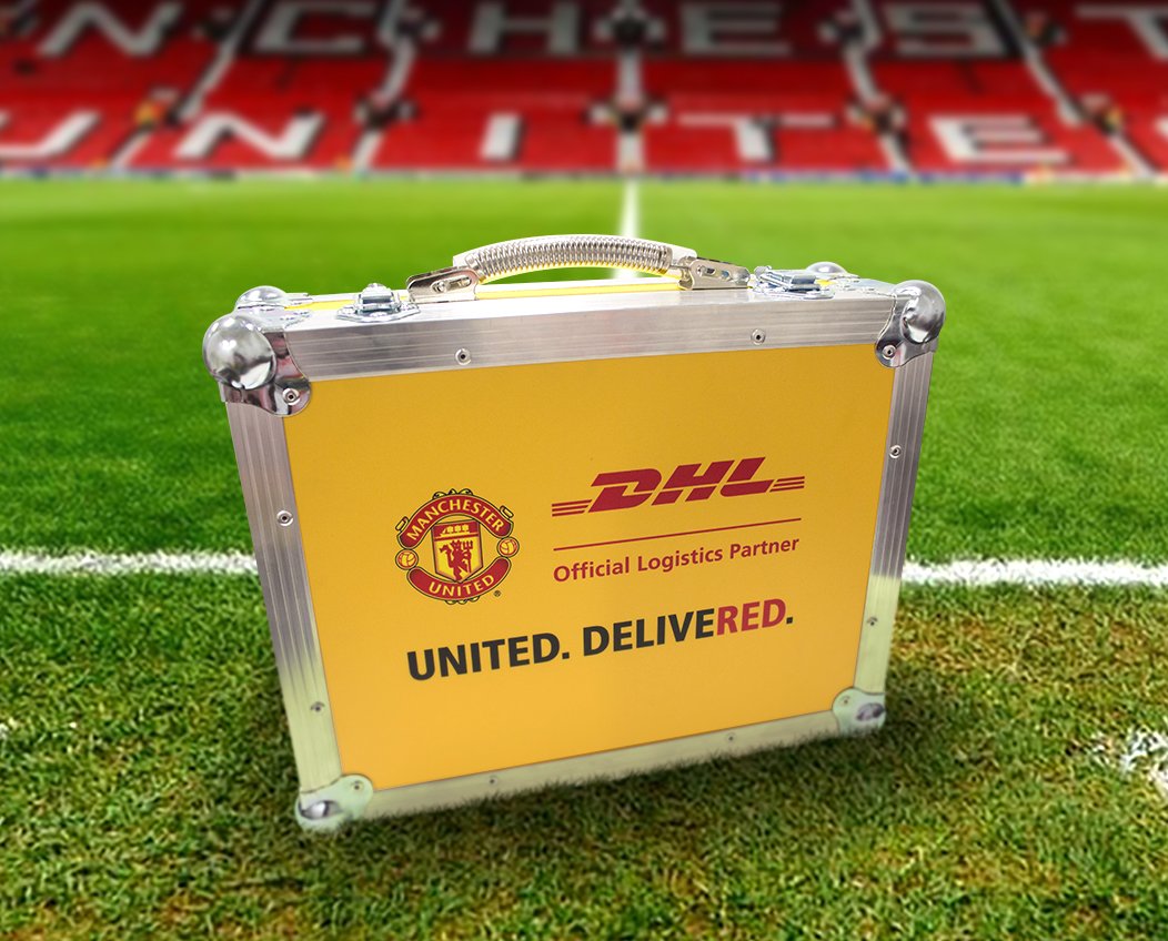 DHLManUtd's tweet image. Our flight case of branded football kit is all packed and ready to go for our first #DHLUnitedDelivered match in Cape Town this weekend!