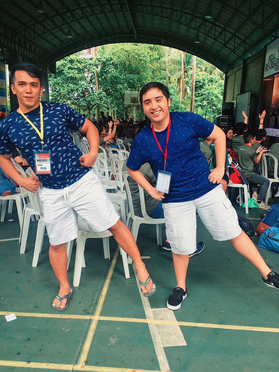 teejsosa's tweet photo. Unexpected matchy matchy with lodi, @robcahilog, sa Multiply Leaders' Retreat! ๐
#ElevateMultiply2017 #matchy #sarapkasama #KAMOWN #GRACE https://t.co/vQvHMxbGQY