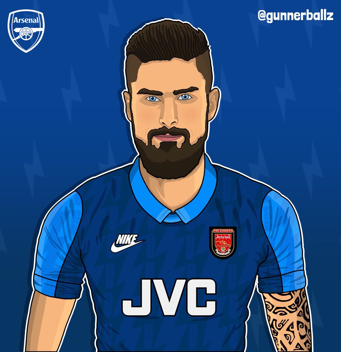 arsenal 1994 away kit