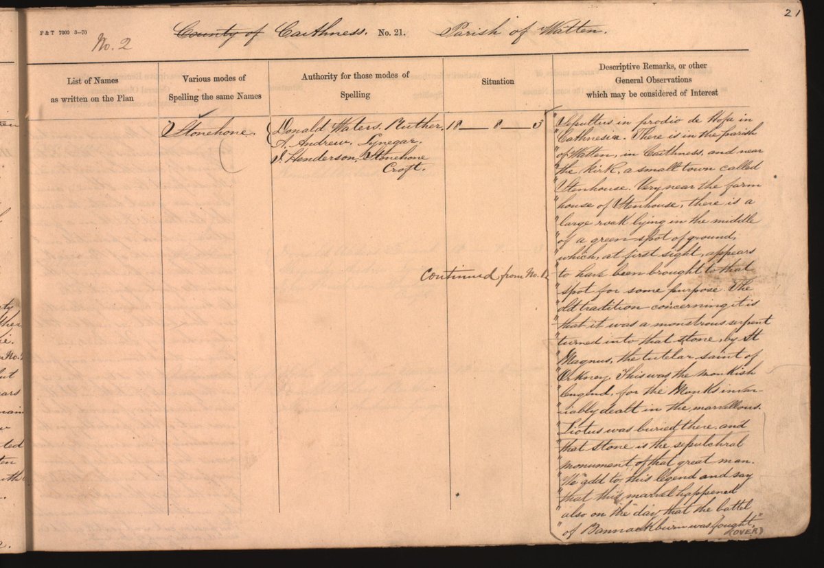 Tales of serpents and stones in Caithness #folklorethursday

scotlandsplaces.gov.uk/digital-volume…