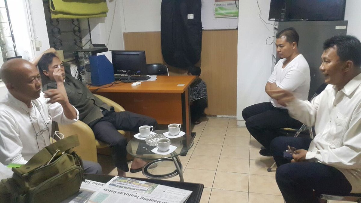 Rapat teknis evaluasi laporan pelaksanaan Giat Subid Kewaspadaan Dini di Hotel Golden Flower.16/8/2017.