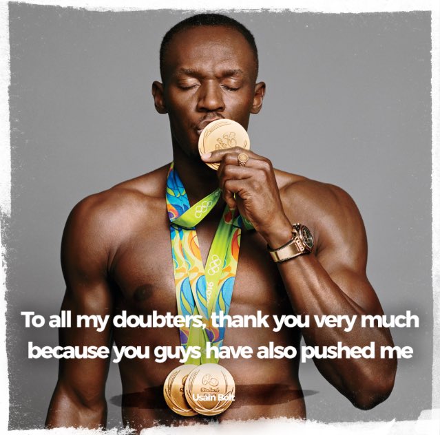 It\s always too soon to quit! Happy birthday to the machine Usain Bolt  