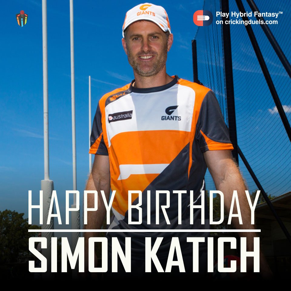 Happy Birthday, Simon Katich. The Australian cricketer turns 42 today. 