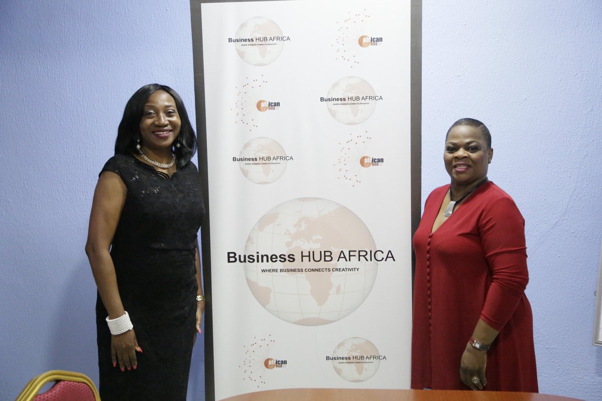 theafricanhub's tweet photo. Mrs. Oluneye Oluwole, ED @theafricanhub welcoming Dr. Mrs. Remi Duyile, Lead facilitator for Global Entrepreneurship Masterclass on 9/8/2017 https://t.co/hReX3jpUKU
