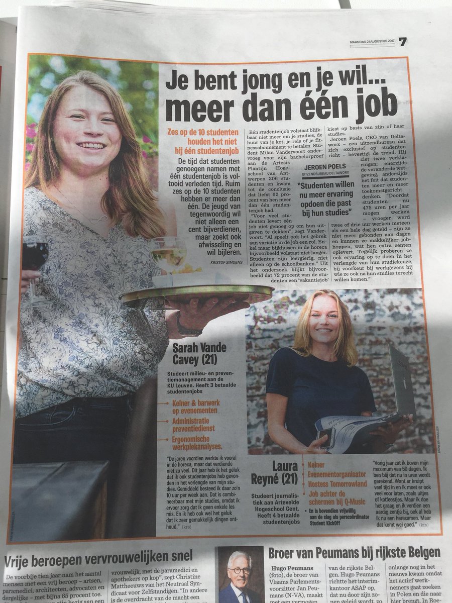 Student zoekt afwisseling en wil bijleren! #studentjob #experience 
goo.gl/8x8Xkm