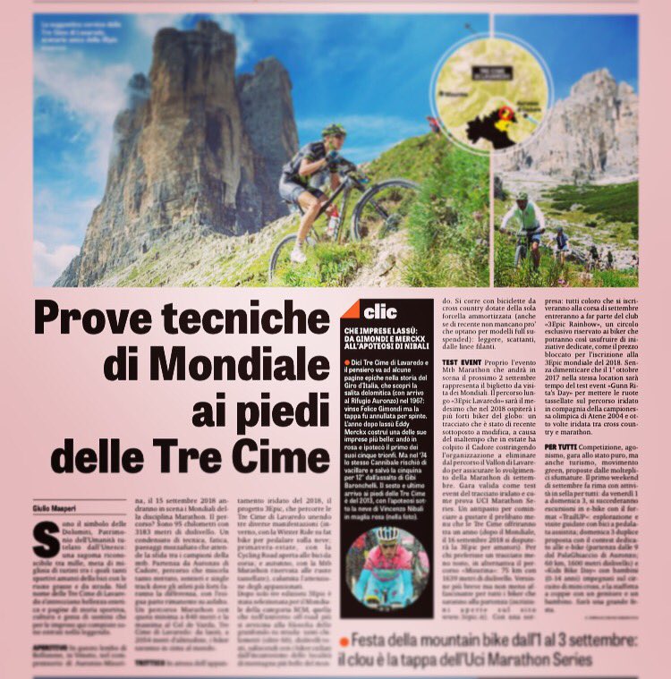 GiulioMasperi's tweet photo. @3epicmtb #today @Gazzetta_it #mtb #bike #dolomiti #belluno #auronzo #cadore #sport #marathon #test #event #mondiali #tourism https://t.co/6FKbHmrA5e
