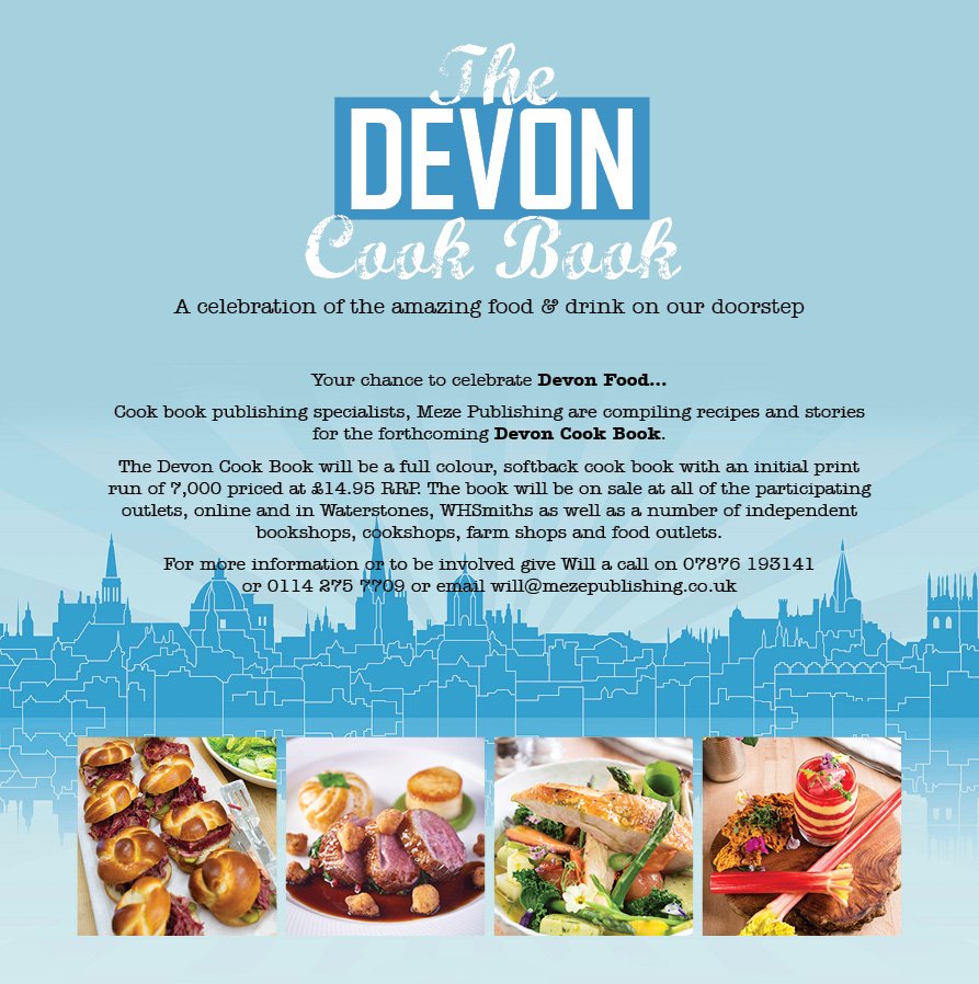 DevonCookBook's tweet photo. What an unbelievable week in #Devon last week! Met some wonderful foodie people, the response to the book is phenomenal #onwardsandupwards https://t.co/OillwpR4y2