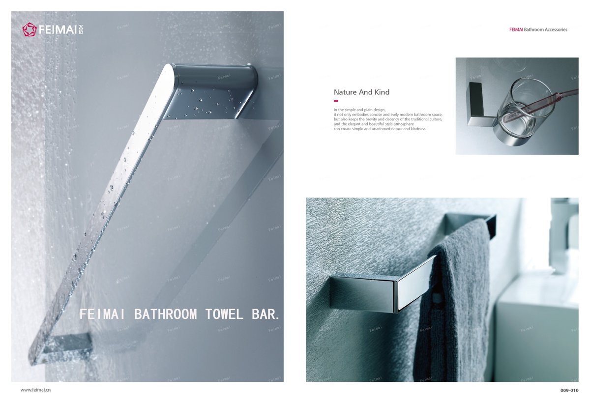 LinShary's tweet image. Brass bathroom accessories.