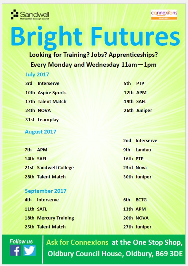 Connexions Sandwell (Connexion_Jobs) Twitter