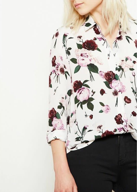 Kicking off Monday with fresh florals <a href="/EquipmentFR/">Equipment</a> #Wendover #wardrobeessential #wardrobeessential #Brookesclothing